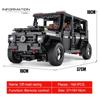 MOULD KING MOC High-Tech SUV G500 Wagon pojazd terenowy Model klocki klocki zabawki edukacyjne dla dzieci prezenty urodzinowe