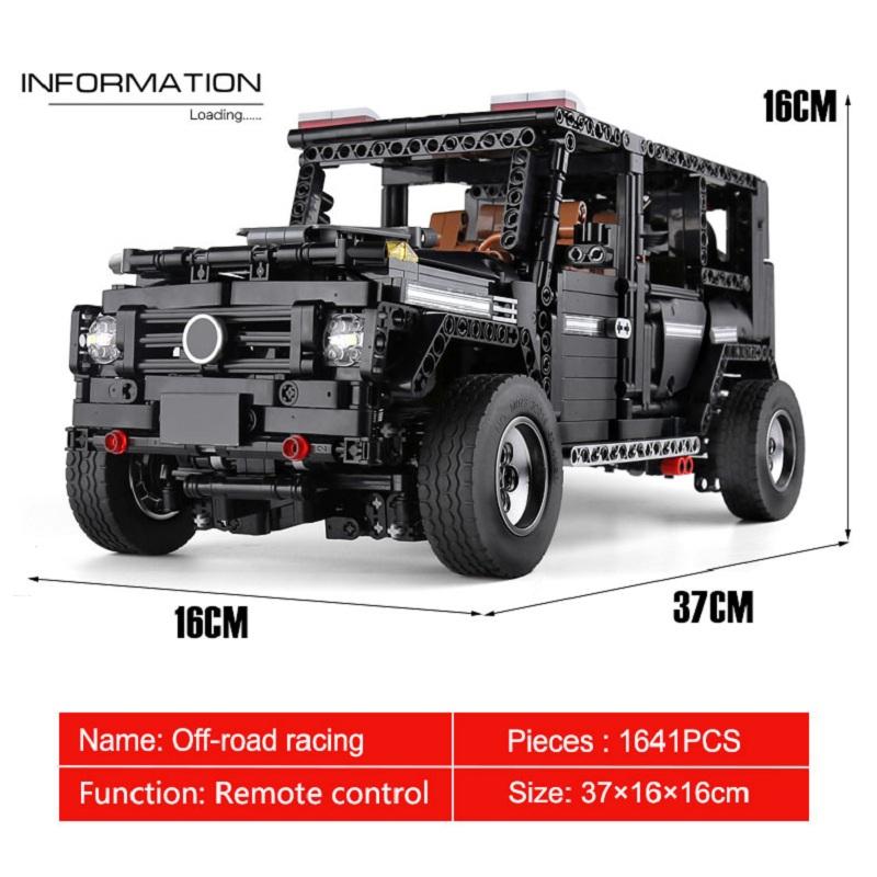 MOULD KING MOC High-Tech SUV G500 Wagon pojazd terenowy Model klocki klocki zabawki edukacyjne dla dzieci prezenty urodzinowe