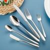 304 Stainless Steel Western Cutlery Set: Knife, Fork, Spoon - Ideal for Hotels & Restaurants