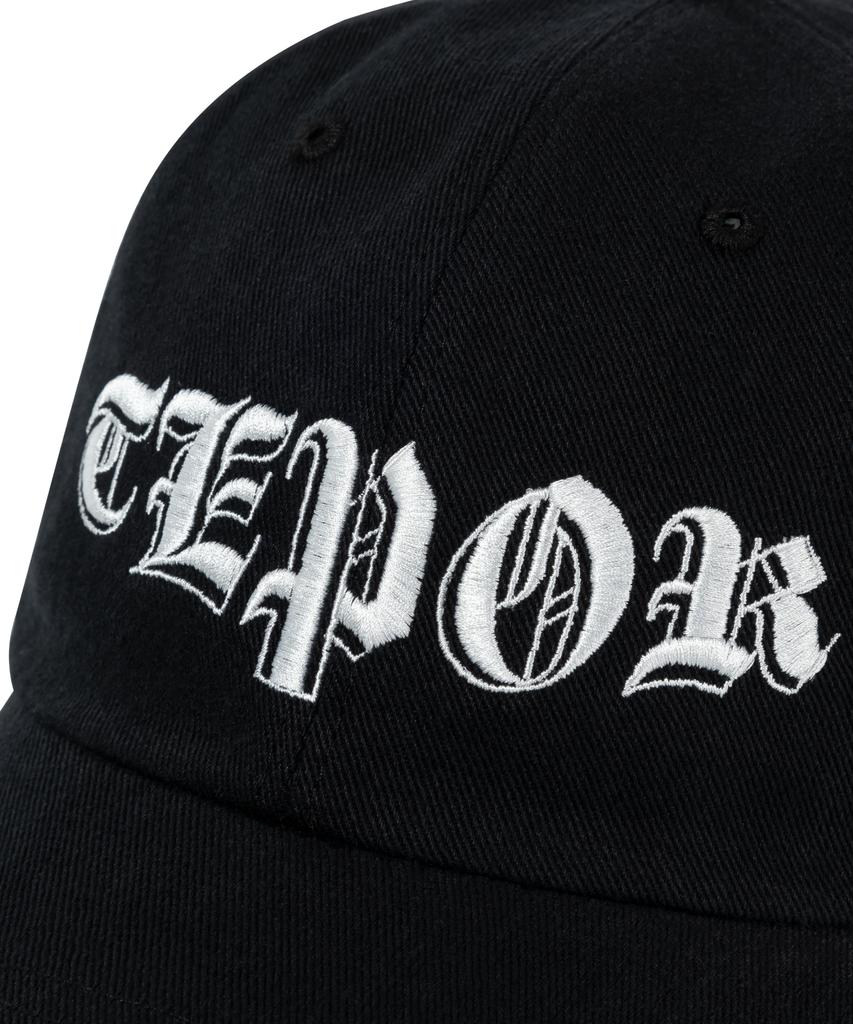 Tepoleu Arch Gothic Logo Ball Cap - Black