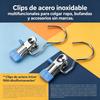 Clips De Acero Inoxidable Multifuncionales Para Colgar Ropa, Bufandas Y Accesorios Sin Marcas.