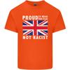 Proud to Wear Flag Not Racist Union Jack Unisexs Light Cotton TShirt