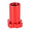 2Pcs Car Spray Gun Cup Adapter 16mm Female Thread 1.5mm Pitch Universal for Paint Red
