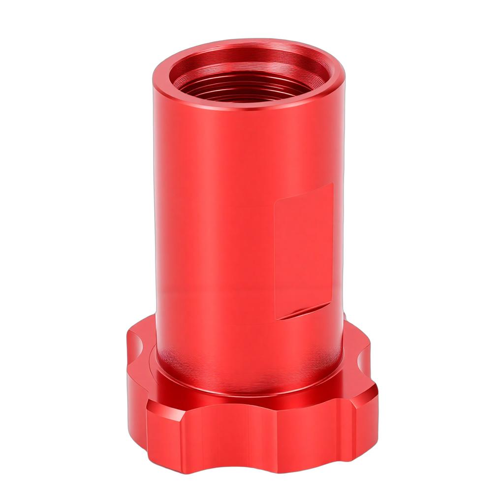 2Pcs Car Spray Gun Cup Adapter 16mm Female Thread 1.5mm Pitch Universal for Paint Red