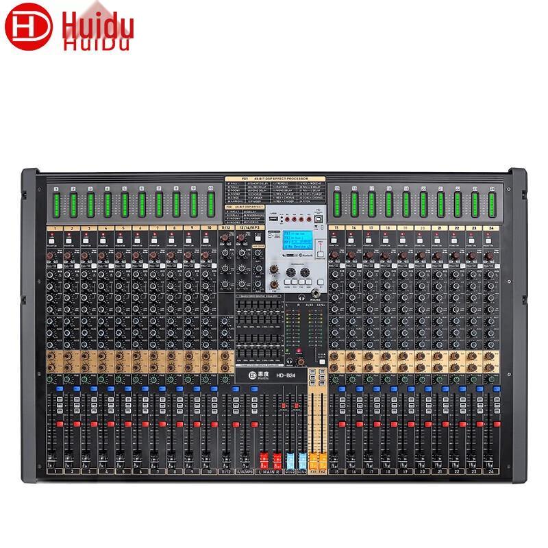 

Huido HD-B24 Professional 24-Channel DSP Mixing Console (CN version)