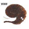 Sensory Toys for Anxiety 23cm Cute Worm Plush Toy, Fidget Caterpillar Twist Prop Handheld Tools with Big Eyes, Soft Stuffed Prank Toy Kids Party