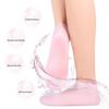 2Pairs Silicone Moisturizing Hand Gloves Foot Socks for Dry Cracked Feet Foot Care Socks Spa Pedicure Socks Massage Moisturizing Gel Gloves