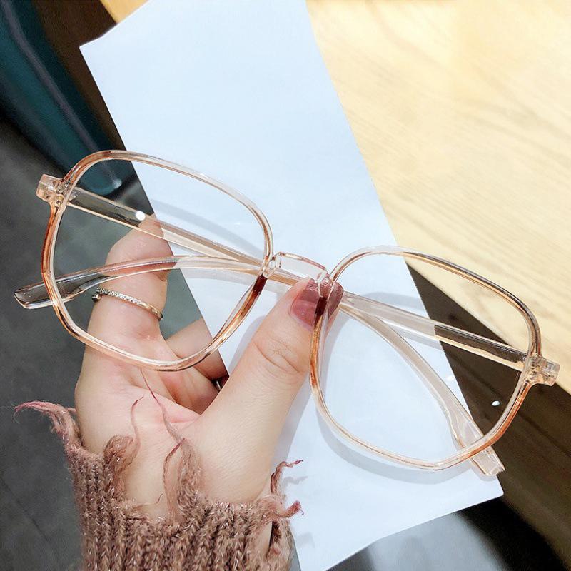 Anti-blue Light Glasses Slimming Polygonal Glasses Fashionable Bare Face Small Flat Light Glasses 819