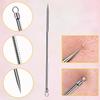 Acne Needle Pore Care Acne Blackhead Blackhead Antibacterial Stainless Beauty Storage Case Portable 4-Piece Set, Kit, Remover, Remover, Pusher, Steel,