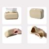 Tissue Box for Bathroom Kitchen Wall Mounted Napkin Storage Dispenser Paper Towel Holder Suction Cup Tissue Container