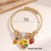 1PC Women's Fashion Pan Family Multi Element Summer Fruit Beaded Bracelet, Date, Travel Banquet, Party, Festival Dressing Gifts
