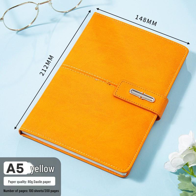 Custom Logo Gift Set: A5 Notebook & Thermos Cup with Soft Leather Cover