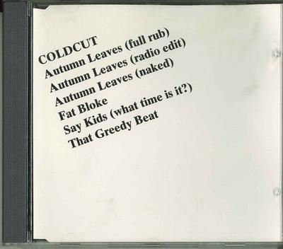 CD COLDCUT - Autumn Leaves / Say Kids (Welche Zeit ZENCD11 KEINE Unbekannt Dance & Electronica Gebraucht