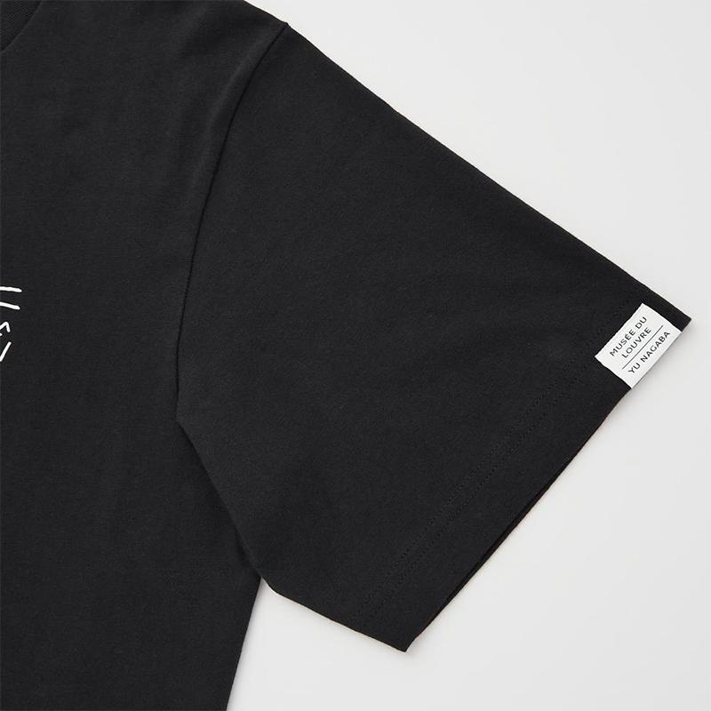 UNIQLO Printed Character Crew Neck Cotton T-Shirt Men tops Black 448582-09