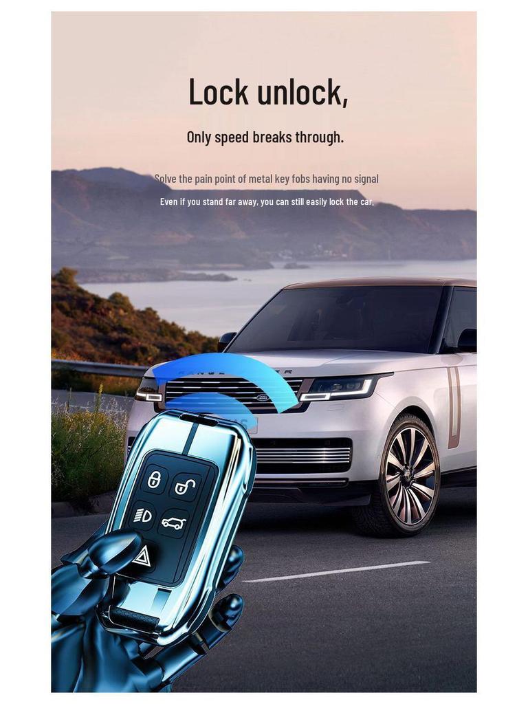 Jaguar Schlüsseletui für XEL, XFL, E-PACE, XJL, F-PACE - Luxuriöse Schutzhülle