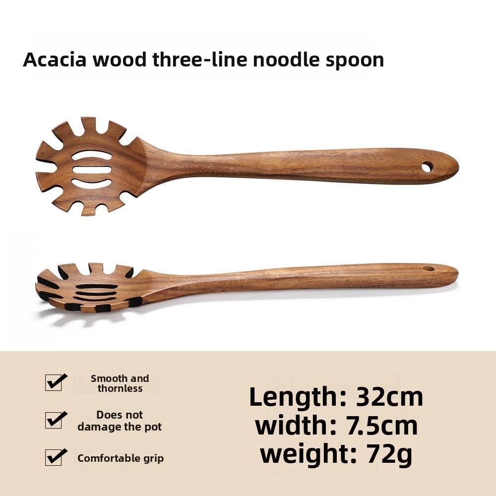 Wooden Spatula Wok Spatula Spoon Wooden Spatula Teak Kitchenware Set Wooden