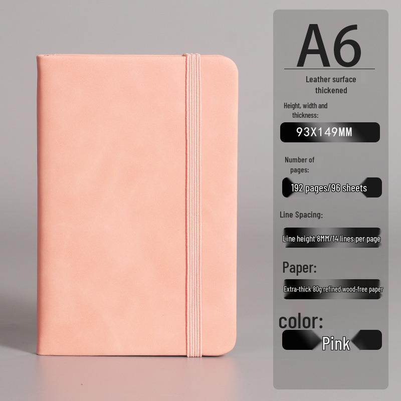 Mini A6 Business Notebook - Portable, Cute, and Customizable with Logo Printing