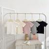 Kids Short Sleeve Cotton T Shirt for Boys and Girls Summer Basic Top