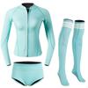Full Figure Wetsuit, singlePiece Rash Guard, Long Sleeve, Quick Dry, Sun Protection, Women’s