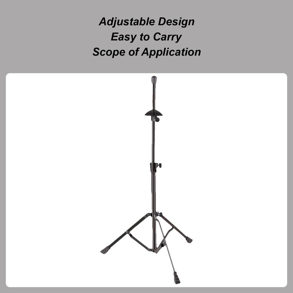 Trombone Bracket Adjustable Stand Bracket Triangular Design Height Adjustment Music Instrument Accessory For Live Streaming