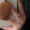 925 Silver Heart Red Zircon Rings for Women Wedding Luxury Jewelry Accessories Engagement Ring Y2k Gothic Lolita Style