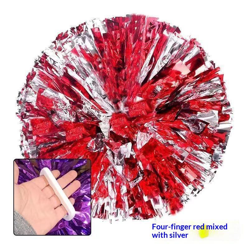 Pompon Multicolori Gioco per Bambini da 5/6 Pollici Palla Tifo per Animali da Compagnia Accessori 'Forza!' Economici Pratici Decorazioni per Festa di Cheerleading Danza Concerto