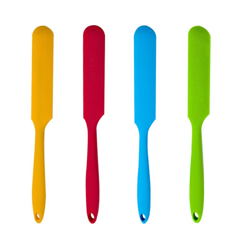 Silicone Spatula & Cake Scraper Set with Integrated Butter Cream Mixing Knife