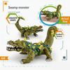 Simulation Mythical Creature Model PVC Chinese Dragon Griffins Collectible Figurine Miniature Mythical Animal Toy Home Office Desktop Decoration