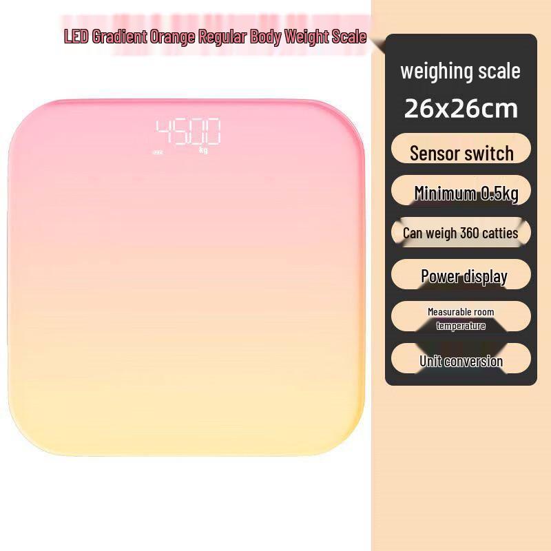 

ACVER LED Gradient Digital Weight Scale Battery Powered