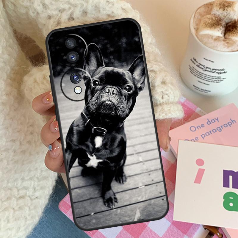

Funny french bulldog Case For Honor X8 X6 X7 X9 Magic 4 5 Pro 50 70 90 Lite 8X Honor X9a X6a X7a X8a X9b Cover Honor 90 Lite