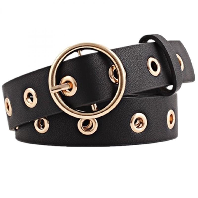 Chic Womens Korean Style Pu Belt With Eyecatching Buckle Options And Trendy Color Selections For Fall