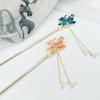 Chinese Style Lotus Hair Sticks Chinese Style Alloy Lotus Simple Hairpin Suitable for Girls Hair Accessories