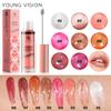 YOUNG VISION Fine Glitter Pearl Gloss Lip Gloss Nourishing Moisturizing Ice Transparent Stacked Lips Lip Glaze