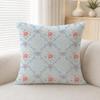Floral Print Petal Illustration Print Cushion Cover Soft Plush Fluffy Throw Pillow Cases For Sofa Bedroom Home Decor