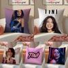 Singer M-Martina Stoessel-MT TINI Music Pillow Case Comfort Sofa Bed Silky Elegant Invisible Zipper Decorative Cushion Cover