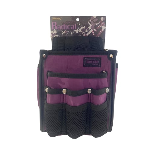 Kozuchi Worktime Radical Electrician's Waist Pouch, 2-Drawer, All-Purpose, Camouflage Purple, KNR-13MPL