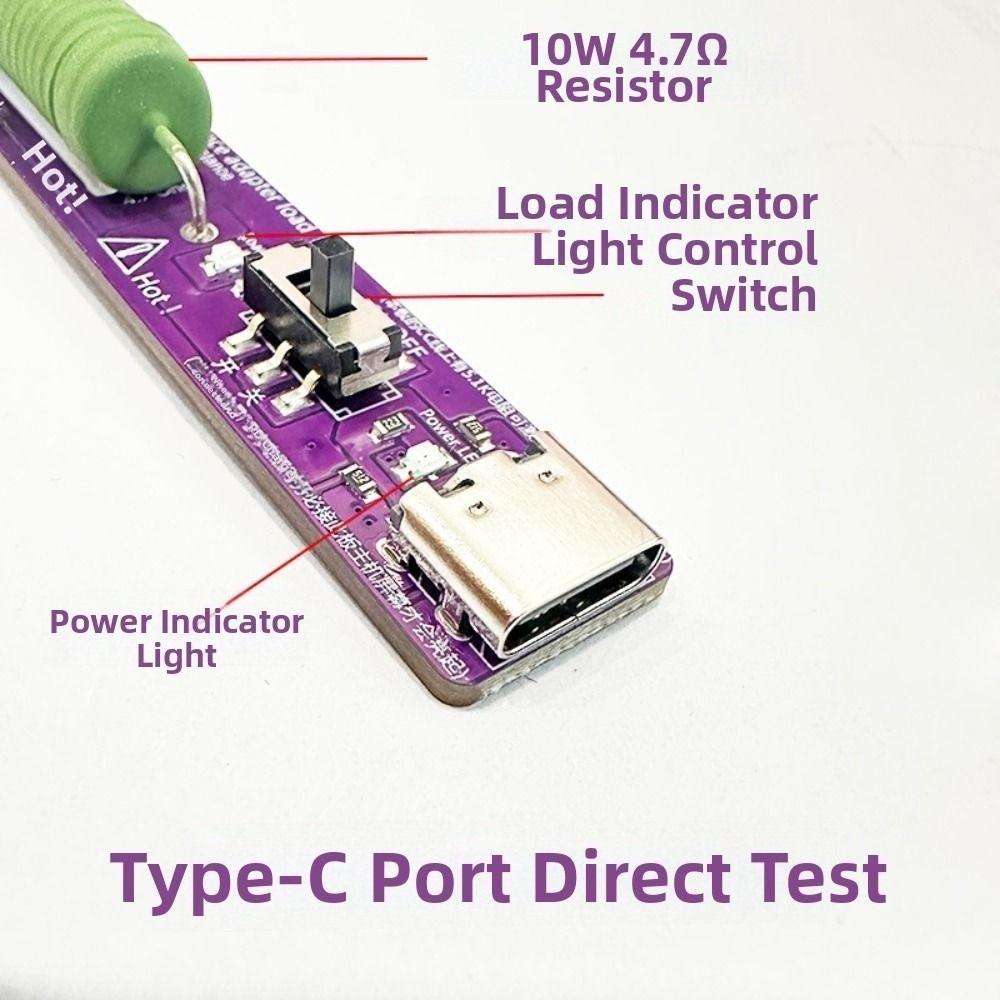 With Switch Current Voltage Test Aging Resistors Module USB Resistor Tester Mobile Power
