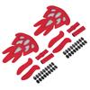 2 Set Universal Helmet Liner Safety Hat Lining Filling Kit with InsectProof Net for Bicycle Electric Car