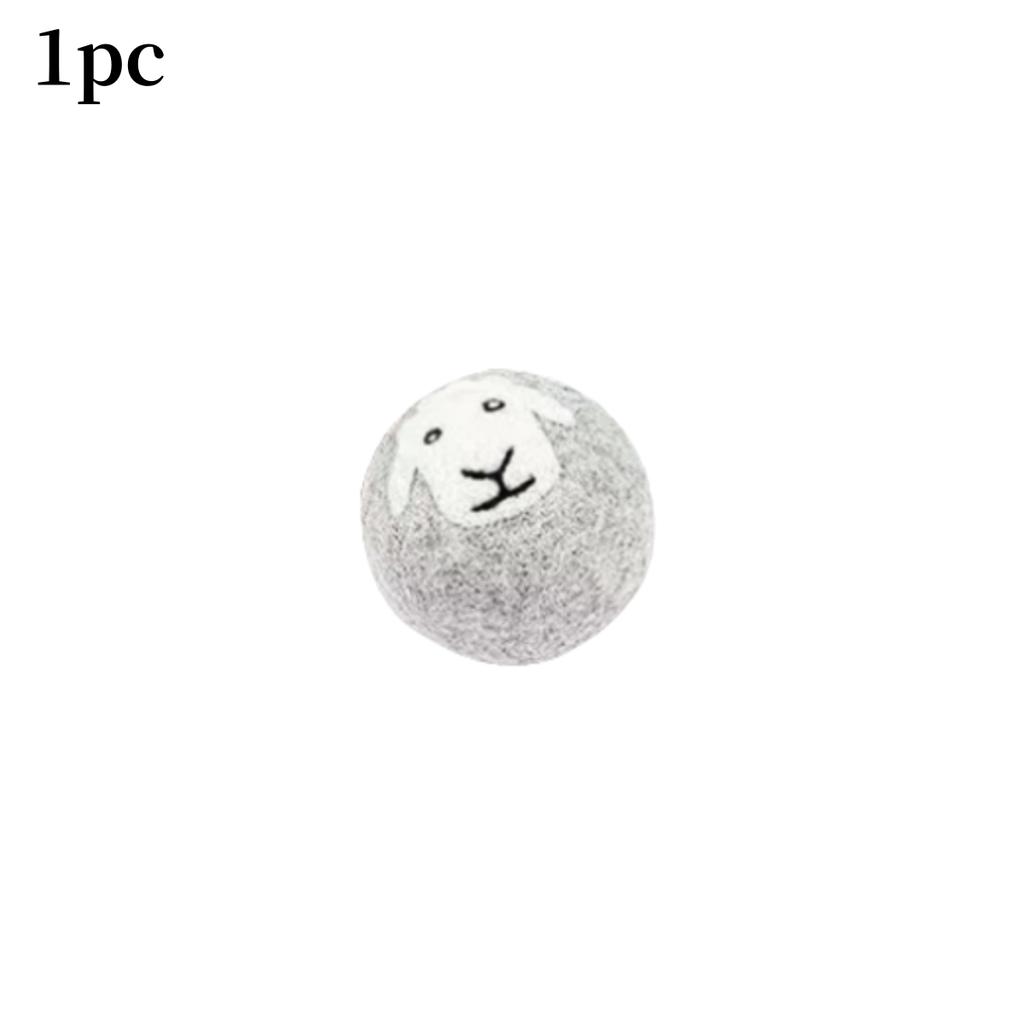 Wool Felt Ball Anti-static Washing Machine Anti Entanglement Washing Ball Wool Ball Gray Wool Drying Ball Sticky Wool Ball