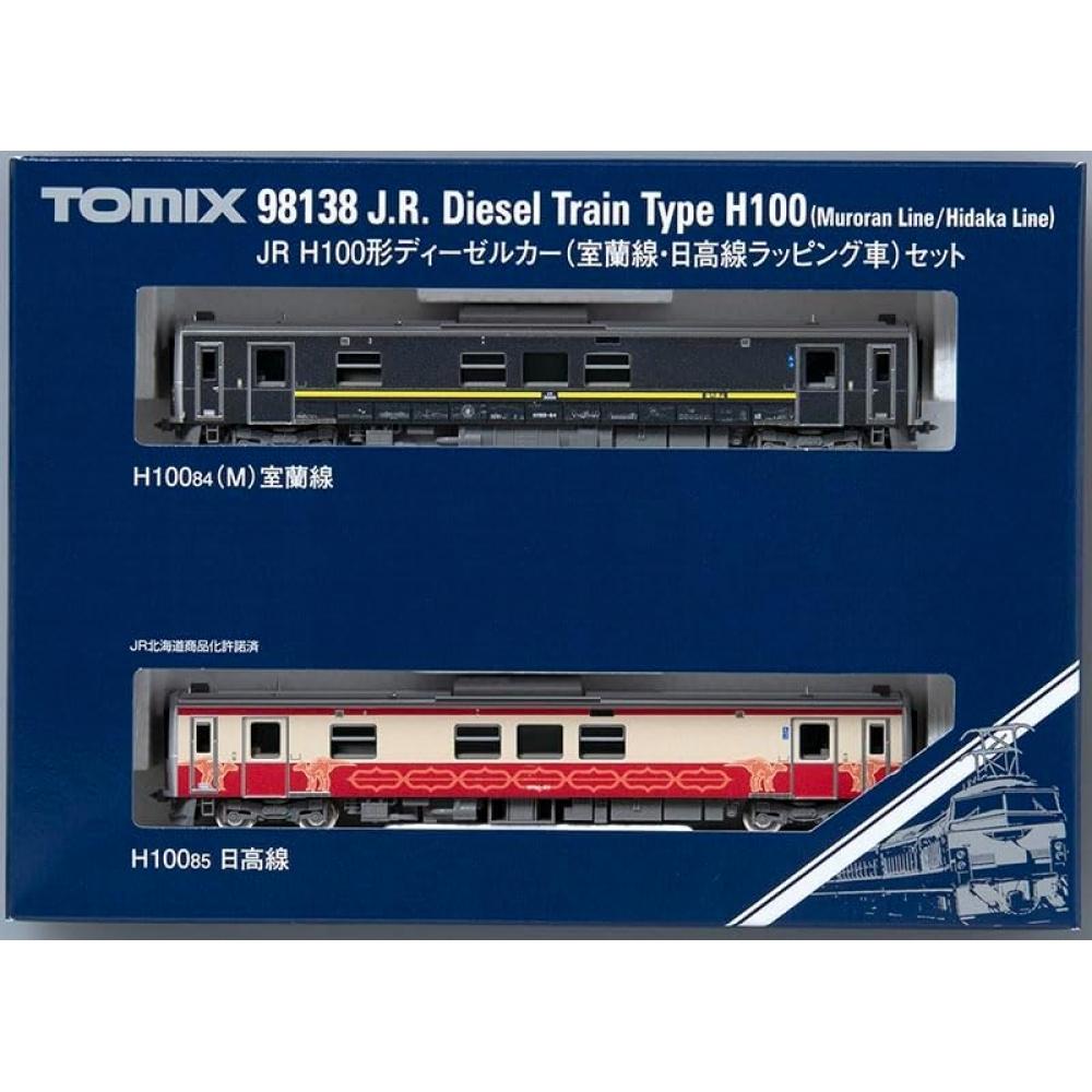 Tomytec Tomix N-Spur Jr H100 muroraN liNe Hidaka liNe Wrapping Car Set Modellbahn Diesel Triebwagen 98138