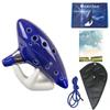 12-Hole Professional Ceramic Ocarina  AC Tuned Musical Instrument for Beginners Students Adults  Practice  Performance
