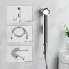 Bathroom ABS Hand Held Bidet Sprayer With Shower Wall Mounted Plastic Health Faucet Square Toilet Bidet Shattaf