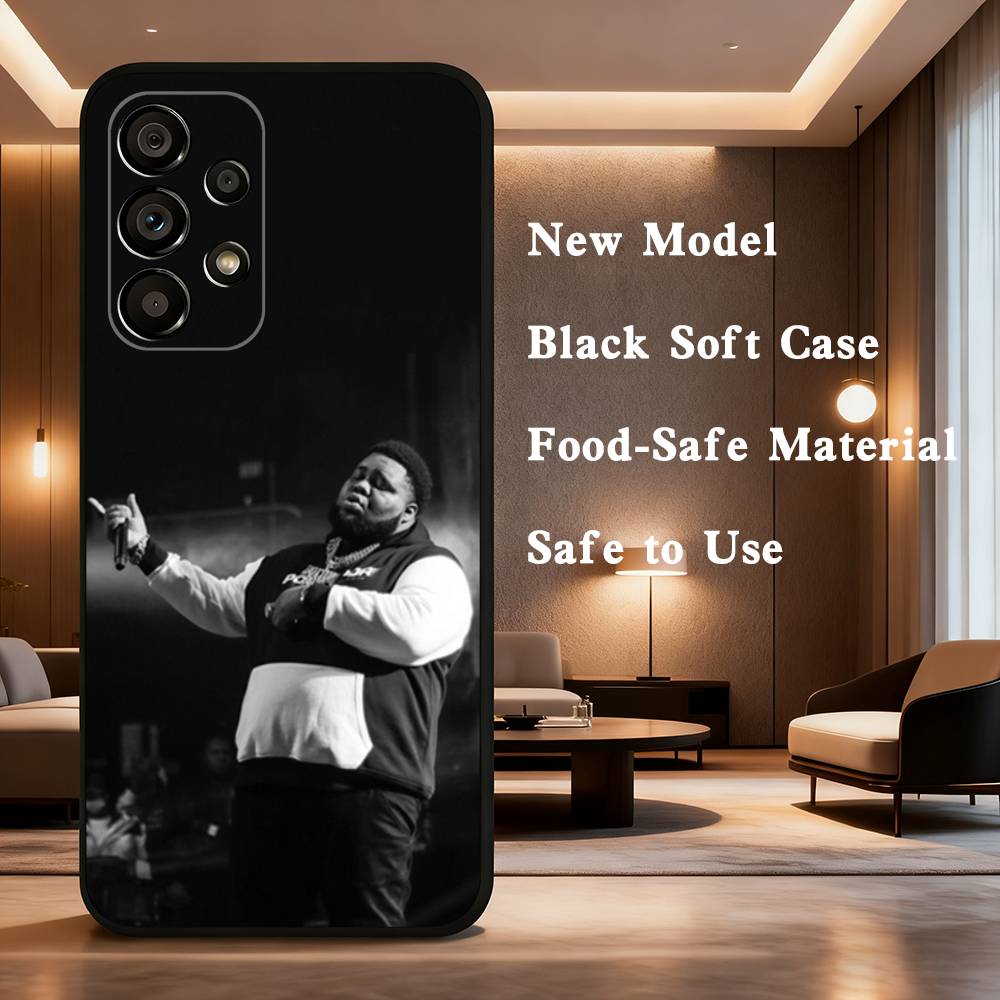 Singer R-Rod W-Wave Cool Phone Case For Samsung Galaxy A73,31,8,9,53,32,72,41,J7,52,71,22,Note Soft Black Silicone Cover