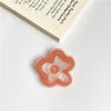 Transparent Solid Color Flower Glossy Foldable poSocket Pocket Phone Holder for Smartphone Grip Finger Ring Stand socket