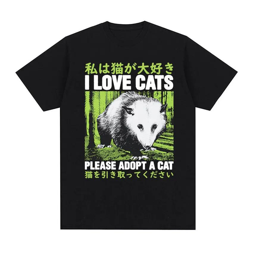 Japonské Horory Žába Retro Vzor Tričko Dámské Ležérní Módní Tričko s Krátkým Rukávem Unisex Extra Velké Tričko