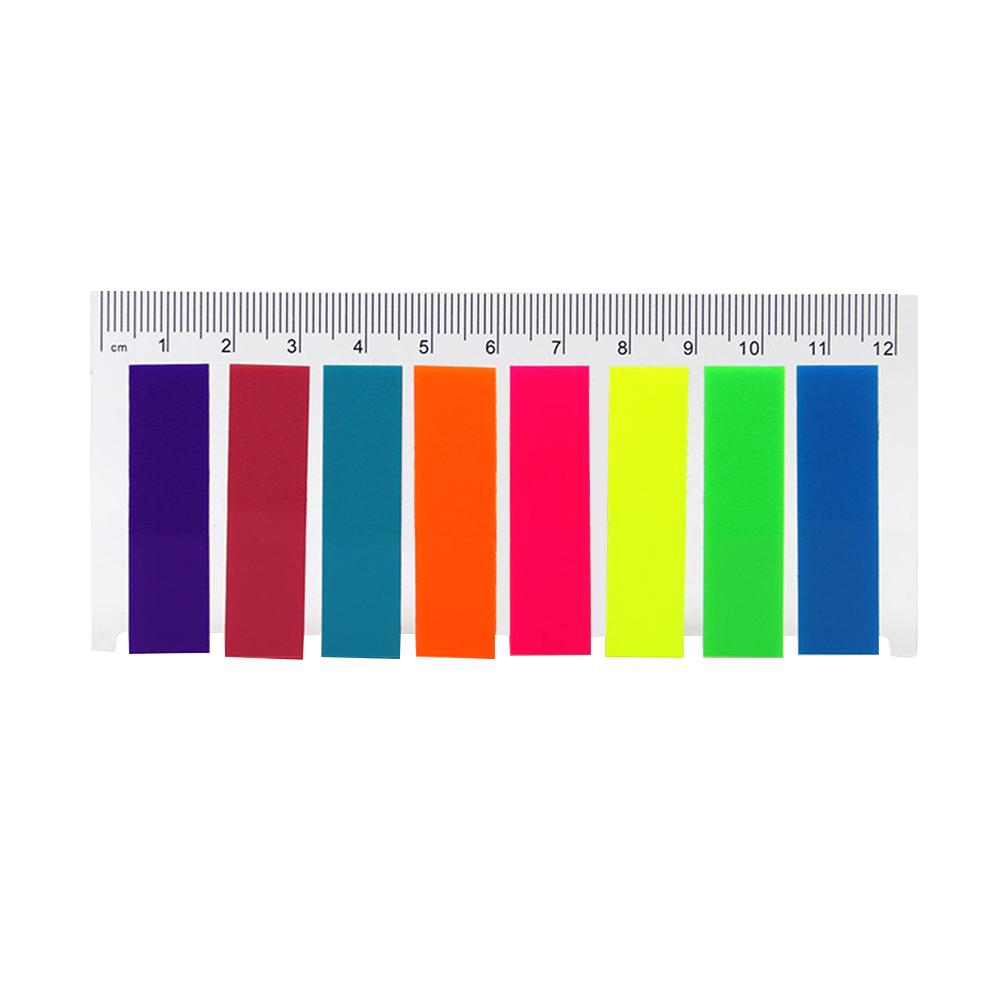 Creative Arrow Shaped Page Marker Colorful Index Tabs Fluorescent Sticky Notes Writable Labels 20 Sheets Pad  for Home