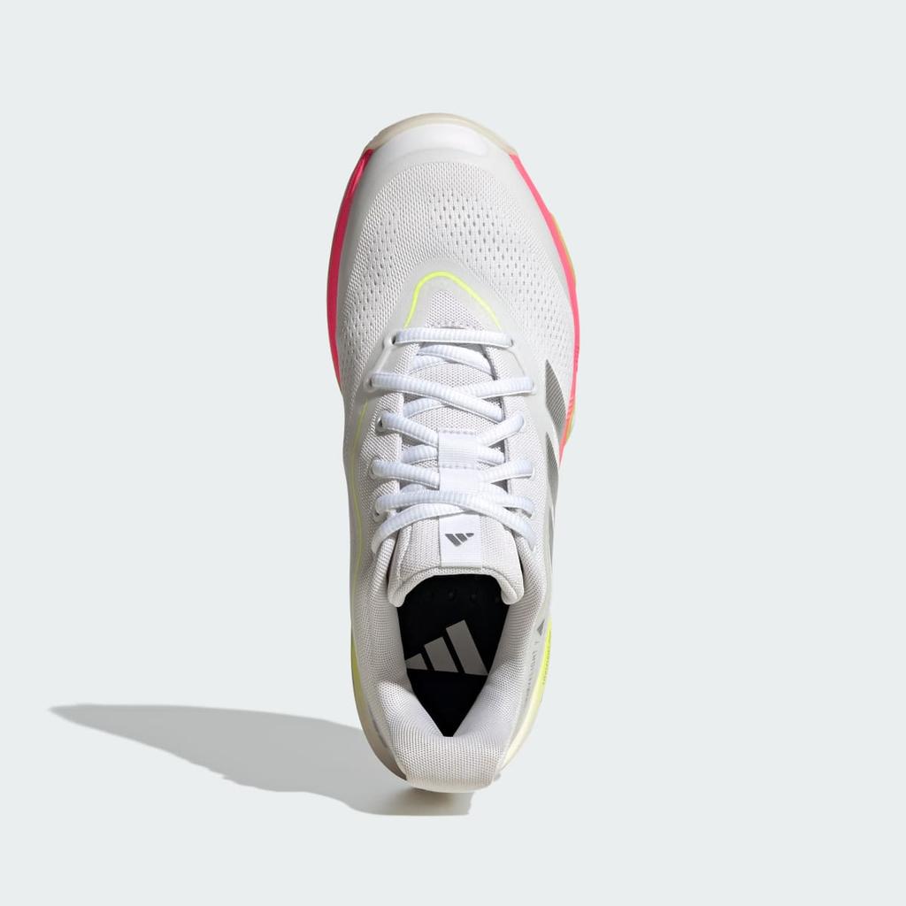 adidas CRAZYFLIGHT 7 KI7938 Women's Performance Sports Shoes Cloud White / Tech Grey Metallic / Solar Turbo