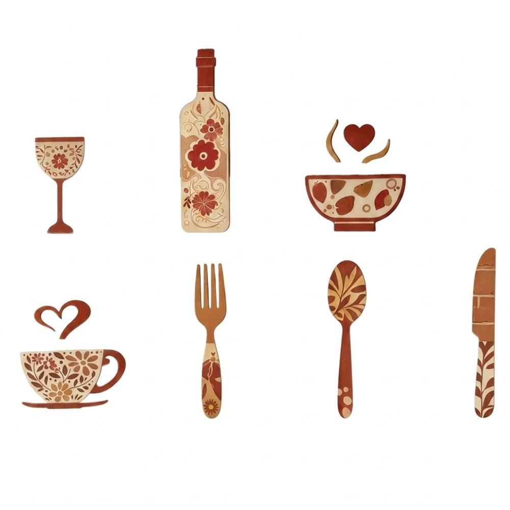 Vintage Rustic Wall Sticker Ornaments Farmhouse Style Creative Hanging Art  Bar