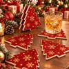 4pcs Non-Slip Coffee Tea Milk Cup Mat Natural Heat Insulated Pad  Party Gifts
