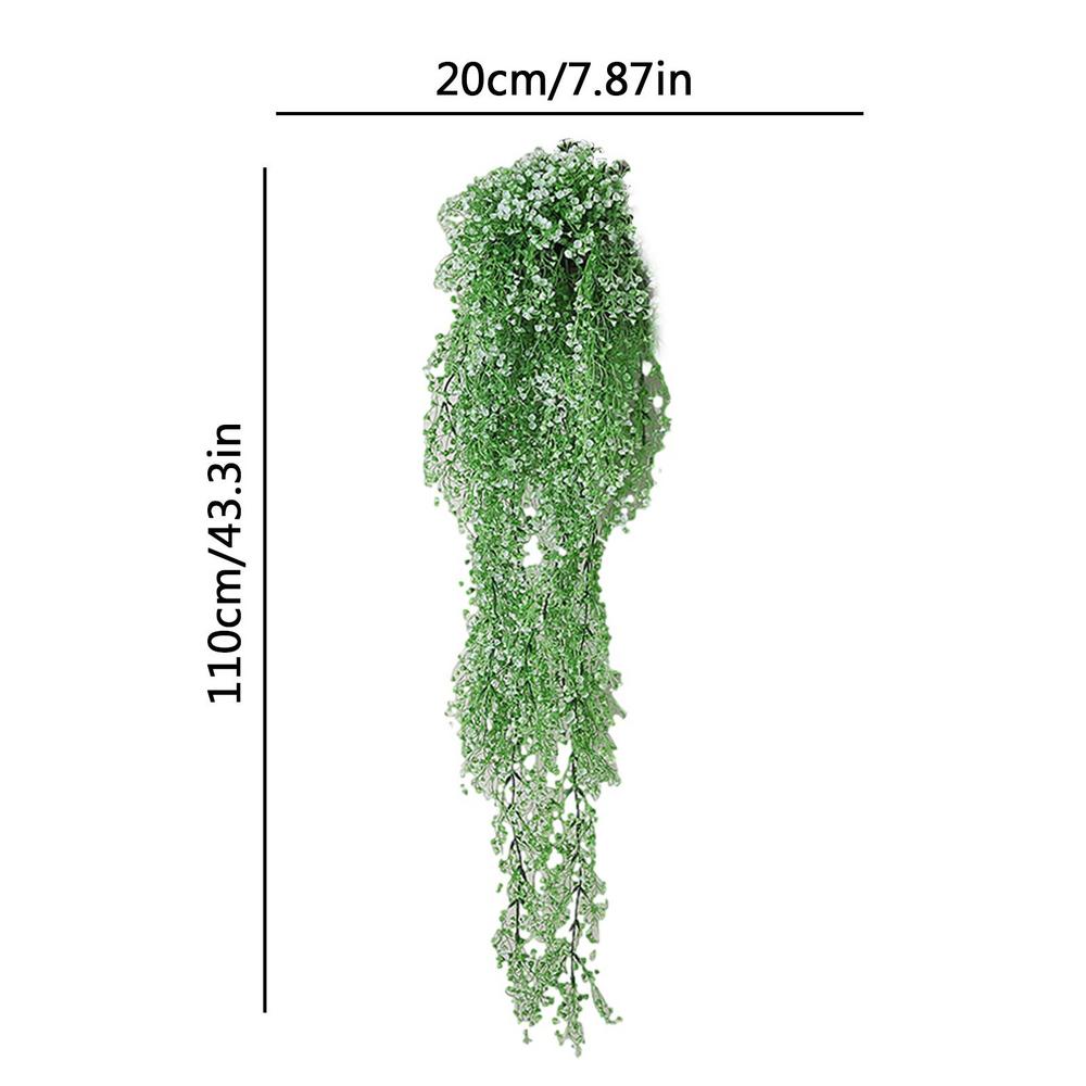 73/110cm Artificial Plant Rattan Golden Bell Willow Shooting Wedding Home Bar Wall Hanging Decoration Flower Plastic Flower